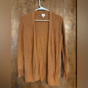 A NEW DAY MUSTARD CARDIGAN